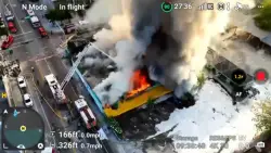 Crews battle massive fire at abandoned building in Miami